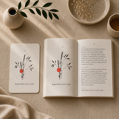Kokū Meditations Card Deck - 54 Sumi-e Meditation Cards